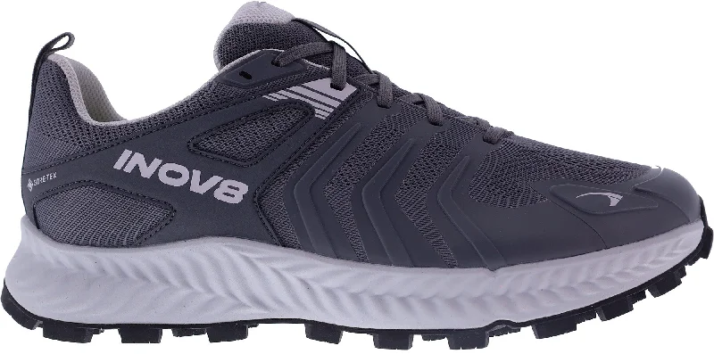 Camping hiking trail ascent-Inov8 TrailTalon GORE-TEX Mens Trail Running Shoes - Grey