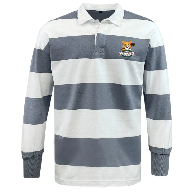 Camping hiking outdoor flare-Maryville Whamsters Rugby Classic Long Sleeve Hooped Rugby Jersey