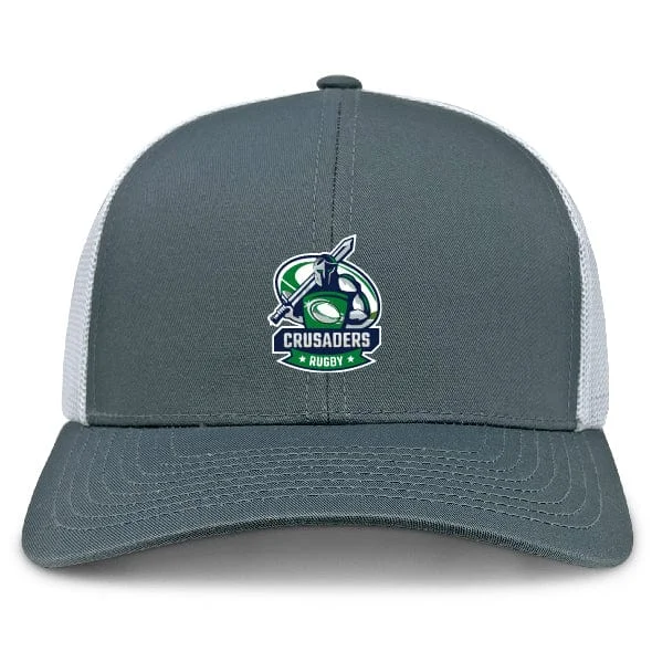 Camping hiking trail sway-Naperville Crusaders Retro Trucker Cap