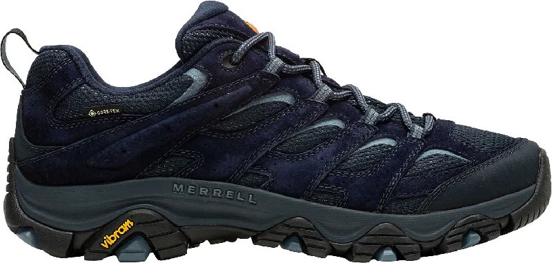 Camping hiking trail jolt-Merrell Moab 3 GORE-TEX Mens Walking Shoes - Blue