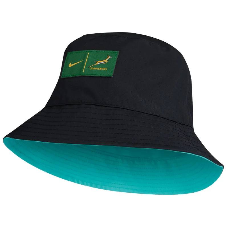 Camping hiking gear fixes-Springboks Rugby Unity Reversible Bucket Hat by Nike