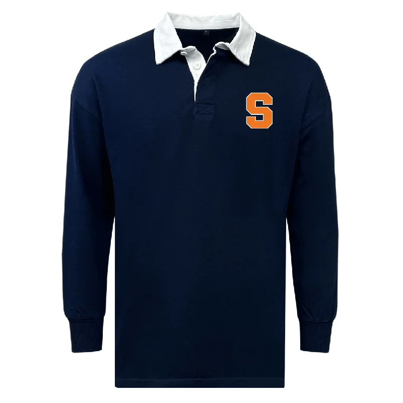 Camping hiking outdoor pulse-Syracuse University Women's RFC Classic Long Sleeve Solid Rugby Jersey