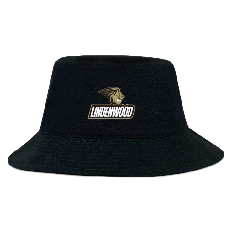 Camping hiking trail raw-Lindenwood University Rugby Crusher Bucket Cap