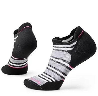 Camping hiking trail draft-Smartwool Run Stripe Low Ankle Sock - Women's