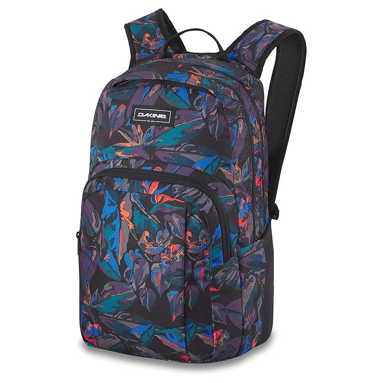 Camping hiking outdoor buzz-Dakine Unisex Tropic Dream 25L One Size Campus Mid Size Backpack  - 10002634-TROPICDREAM/WHITE