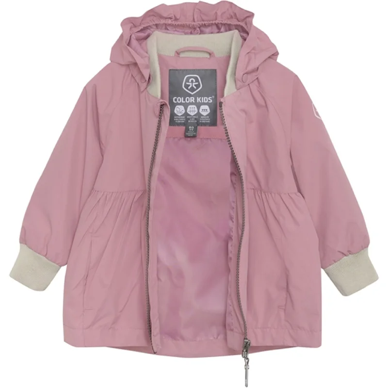 Camping hiking nature peace-Color Kids Jacket Foxglove