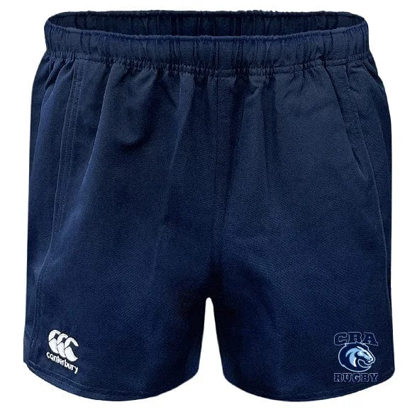 Camping hiking trail rises-Christian Brothers Academy Rugby Advantage Rugby Shorts by Canterbury