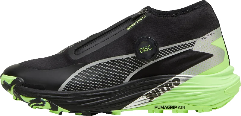 Camping hiking outdoor charm-Puma Voyage Nitro 3 Disc Mens Trail Running Shoes - Black