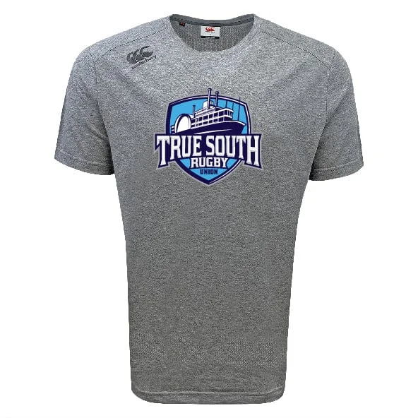 Camping hiking outdoor shine-True South Rugby Union Tempo Vapodri T-Shirt by Canterbury