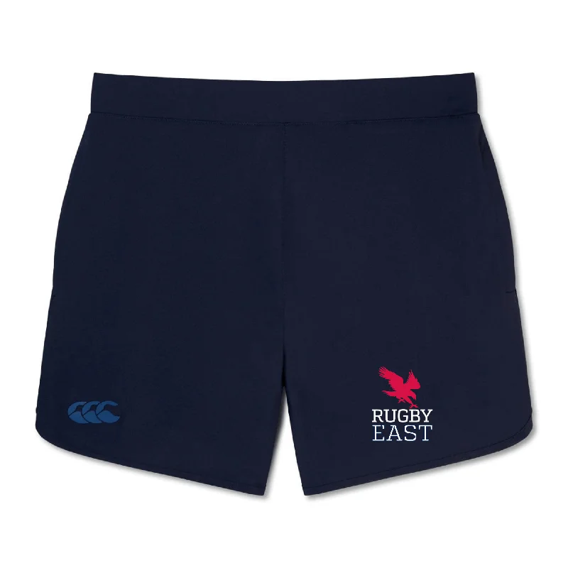 Camping hiking trail stream-Rugby East Conference Women's Elite Woven Short by Canterbury