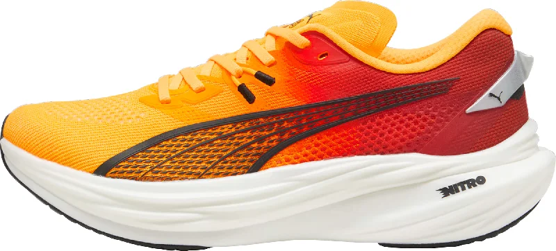 Camping hiking trail lull-Puma Deviate Nitro 3 Mens Running Shoes - Orange