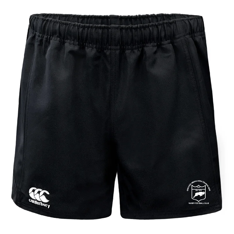 Camping hiking trail passion-Omaha GOATS Rugby Advantage Rugby Shorts by Canterbury