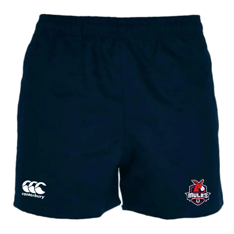 Camping hiking nature bloom-Moscow Mules RFC Professional Polyester Rugby Short by Canterbury