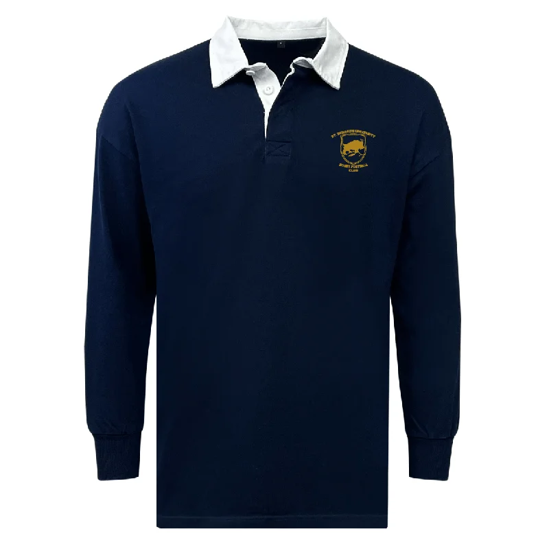 Camping hiking nature rush-St Edwards University RFC Classic Long Sleeve Solid Rugby Jersey