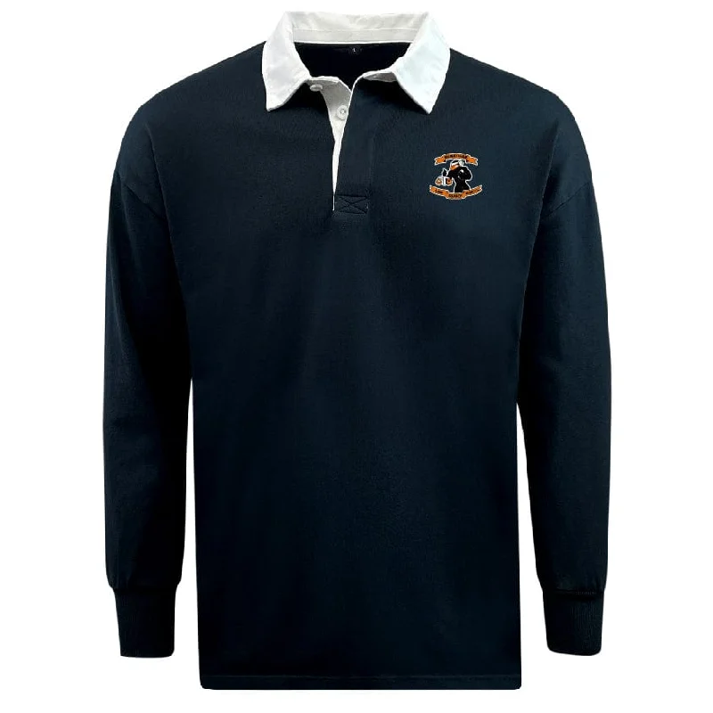 Camping hiking trail deep-McGeorge Rugby Classic Long Sleeve Solid Rugby Jersey