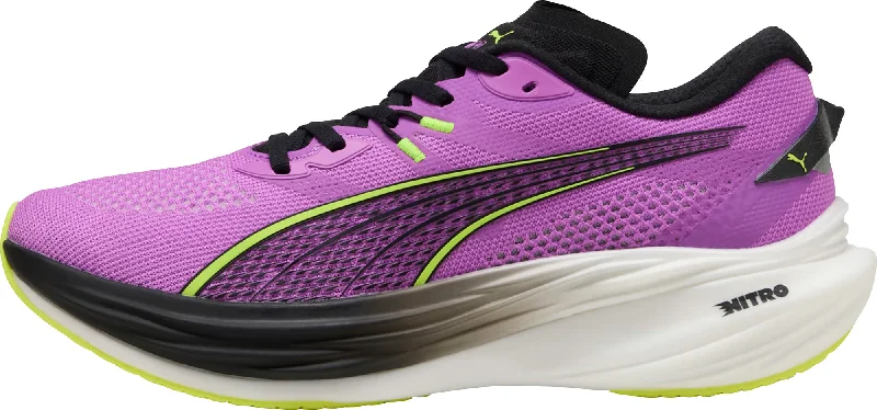 Camping hiking outdoor shine-Puma Deviate Nitro 3 Mens Running Shoes - Purple