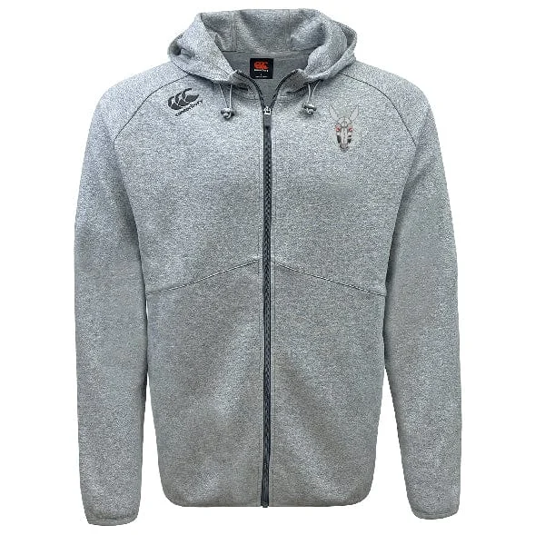 Camping hiking nature vibe-Mendocino Rugby Tempo Vapodri Full-Zip Hoodie by Canterbury