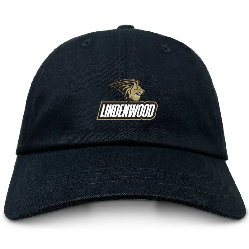 Camping hiking trail fierce-Lindenwood University Rugby Adult Low-Profile Cotton Twill Dad Cap