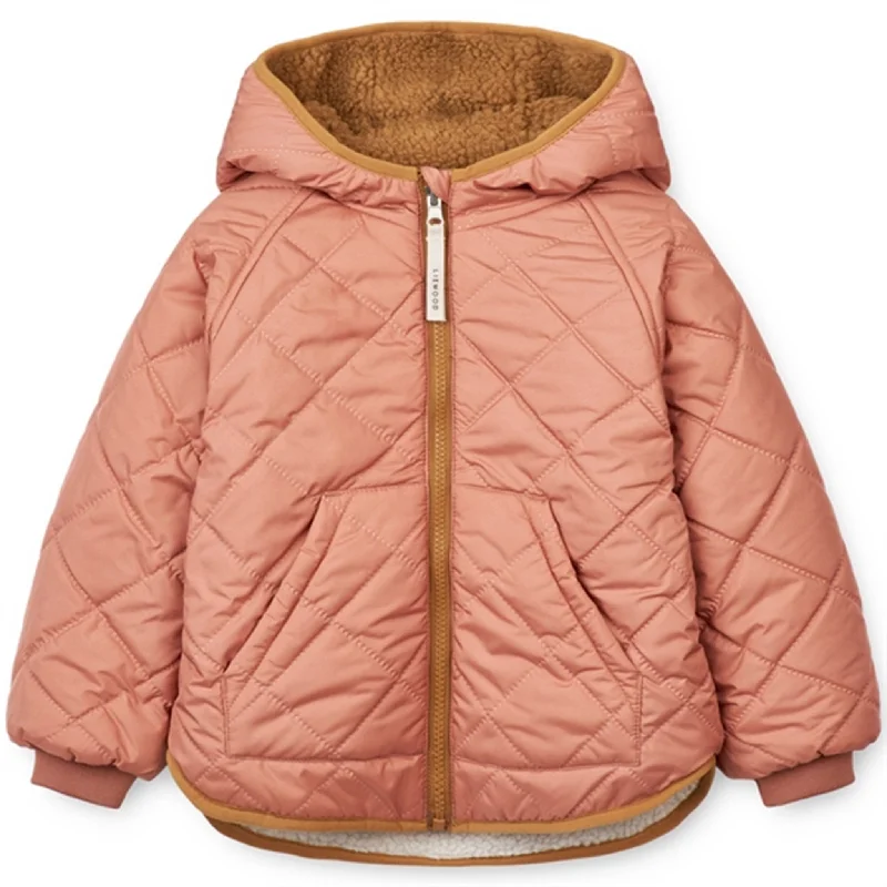 Camping hiking outdoor spark-Liewood Jackson Reversible Thermo Jacket Tuscany Rose Mix