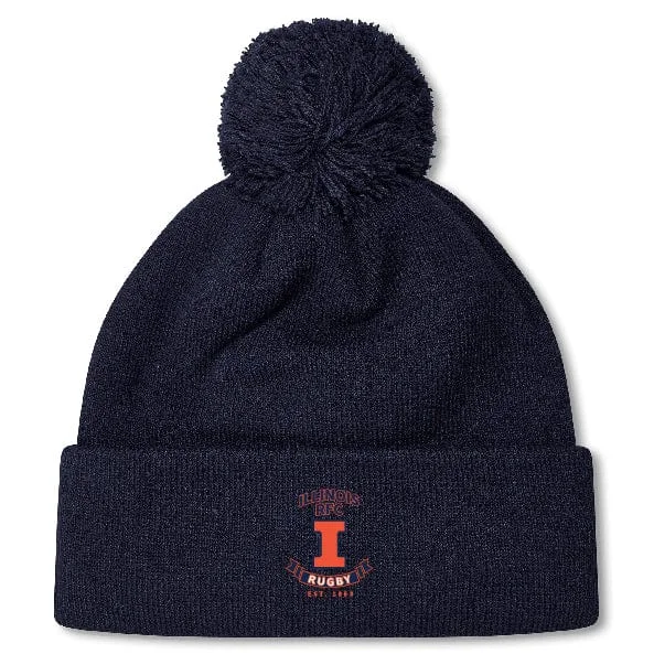 Camping hiking trail bloom-Illinois RFC Pom Pom Beanie by Canterbury