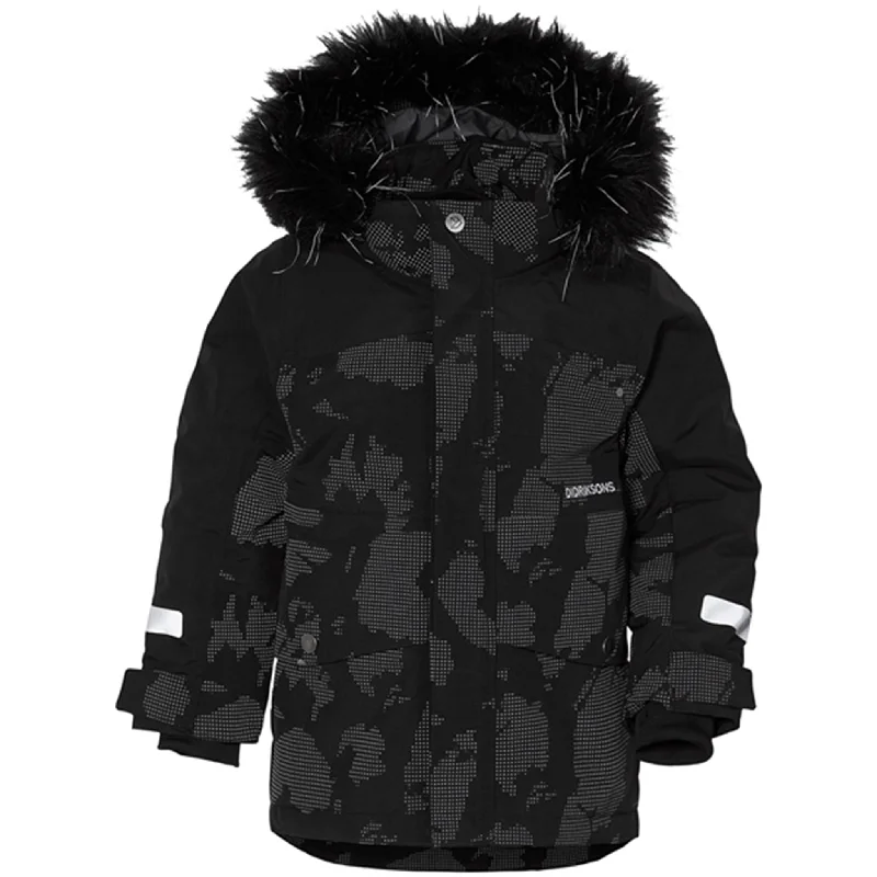 Camping hiking gear quickness-Didriksons Bjärven Island Print Ref Parka