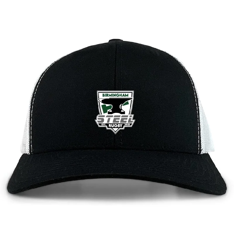 Camping hiking nature rush-Birmingham Steel Rugby Retro Trucker Cap