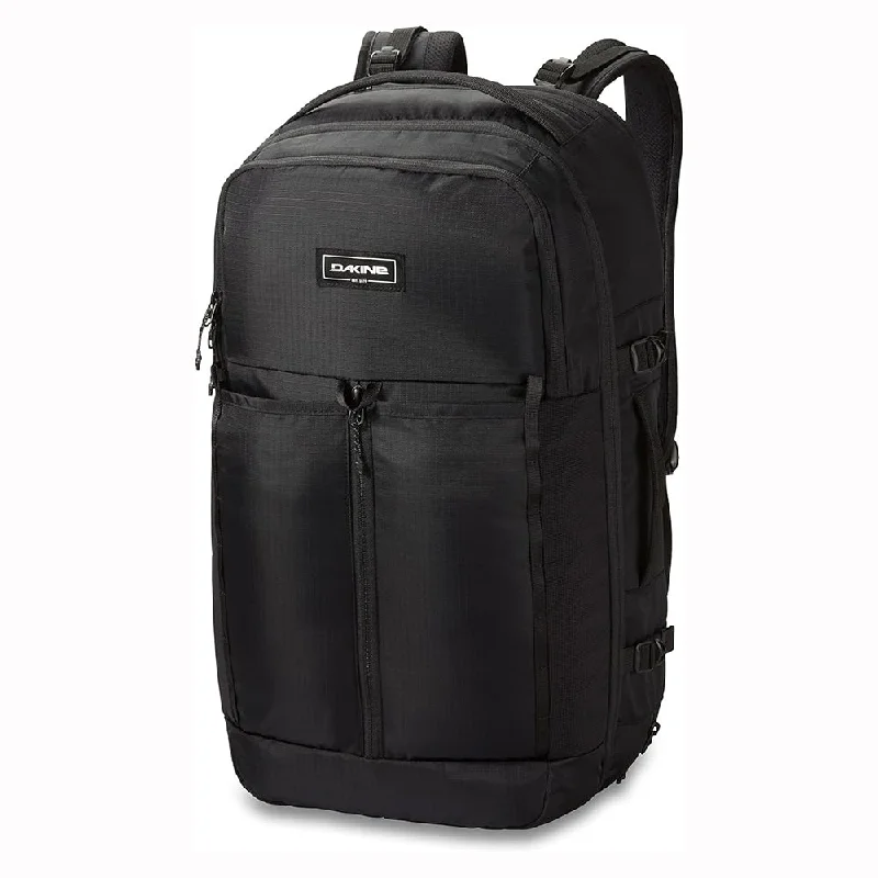 Camping hiking nature rush-Dakine Unisex Black Ripstop 38L Split Adventure Backpack - 10003417-BLACKRIPSTOP