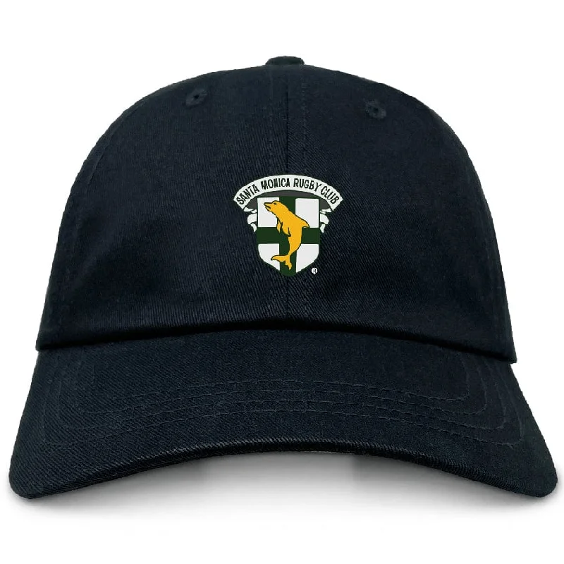 Camping hiking trail keen-Santa Monica Rugby Club Adult Low-Profile Cotton Twill Dad Cap