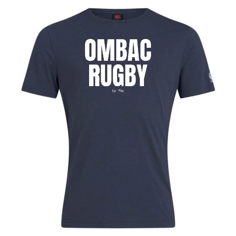 Camping hiking outdoor buzz-OMBAC Rugby Club Plain Tee by Canterbury