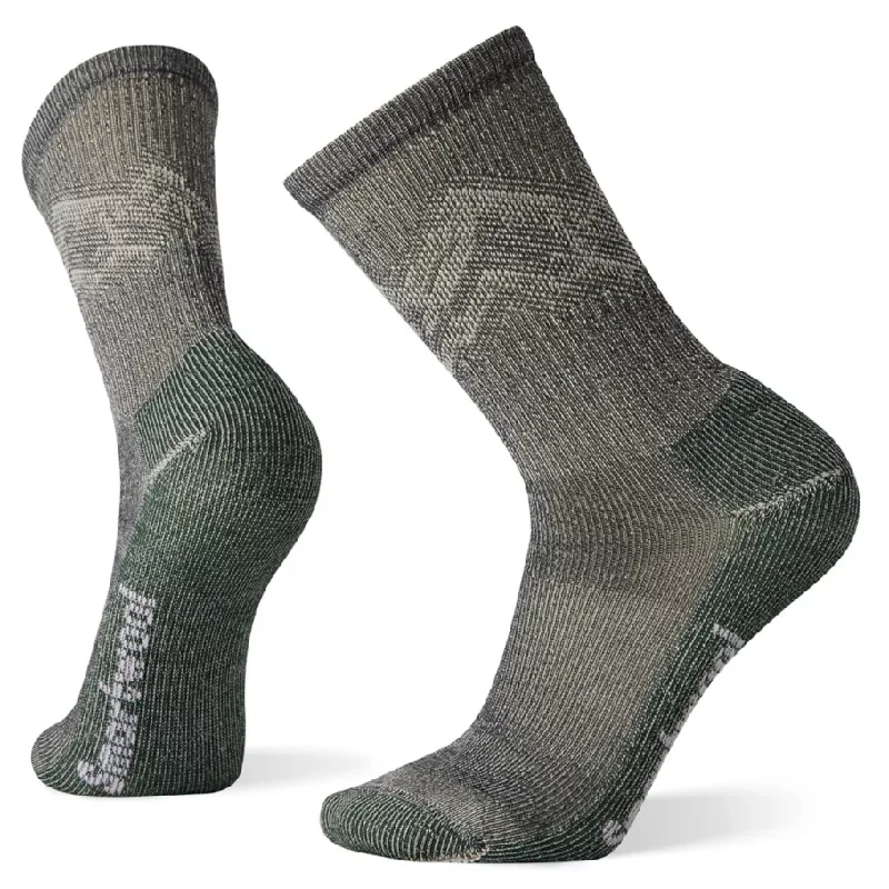 Camping hiking outdoor joy-Smartwool Hike Classic Edition Light Cushion Mountain Pattern Crew Socks