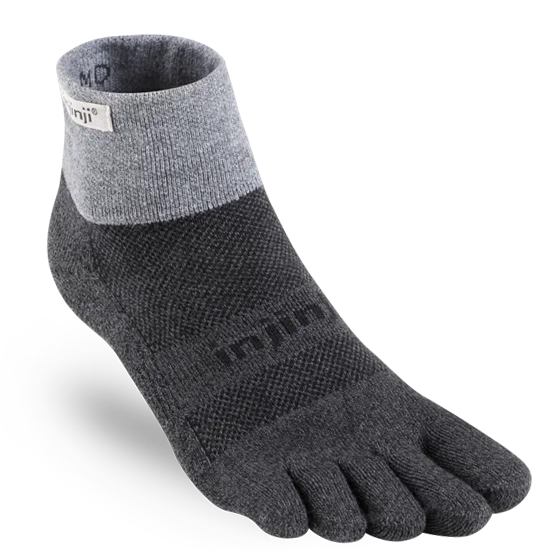 Camping hiking gear breeze-Injinji Trail Midweight Mini Crew