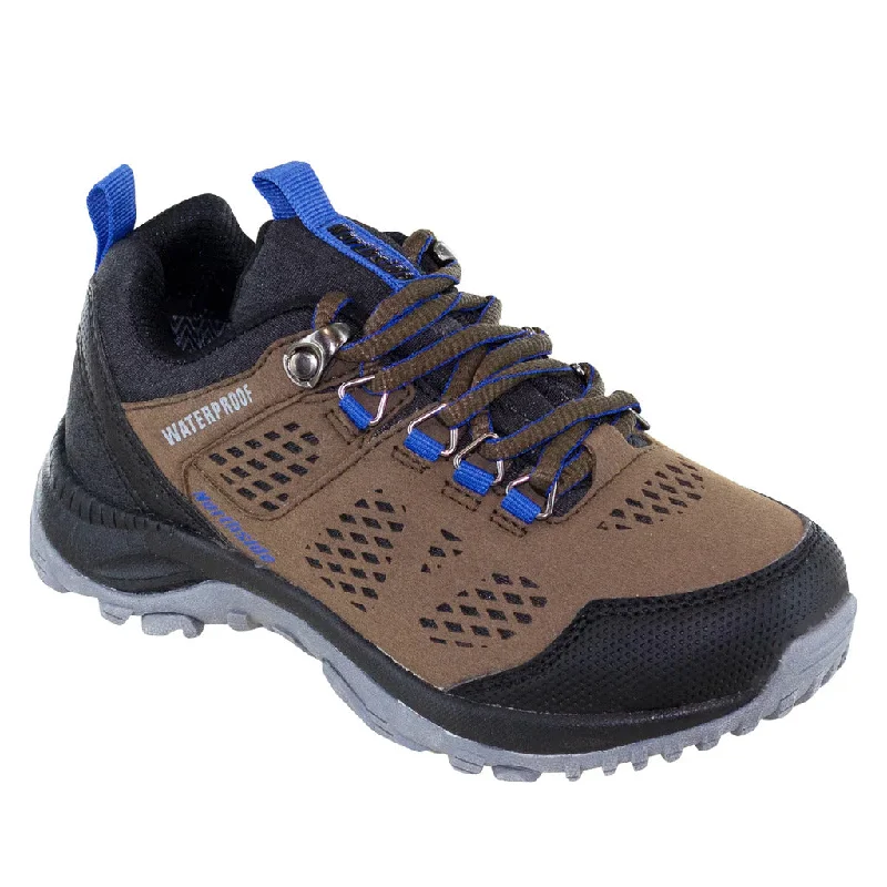 Camping hiking trail rest-Northside® Benton Waterproof Kids Hiking Shoe