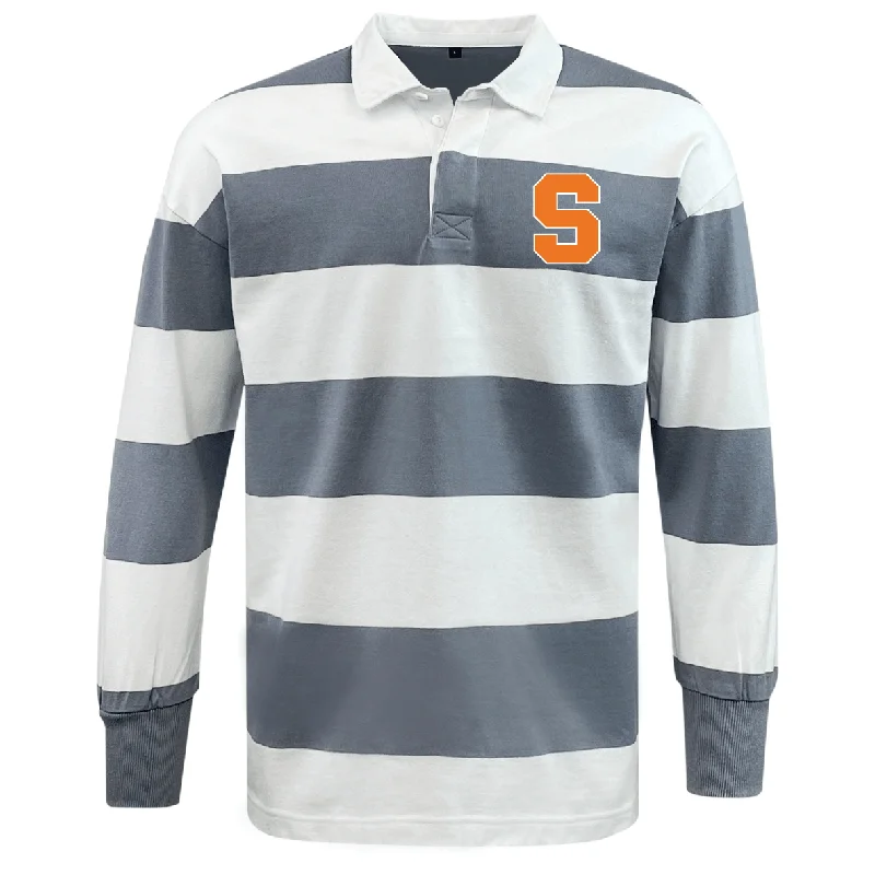 Camping hiking trail skip-Syracuse University Women's RFC Classic Long Sleeve Hooped Rugby Jersey