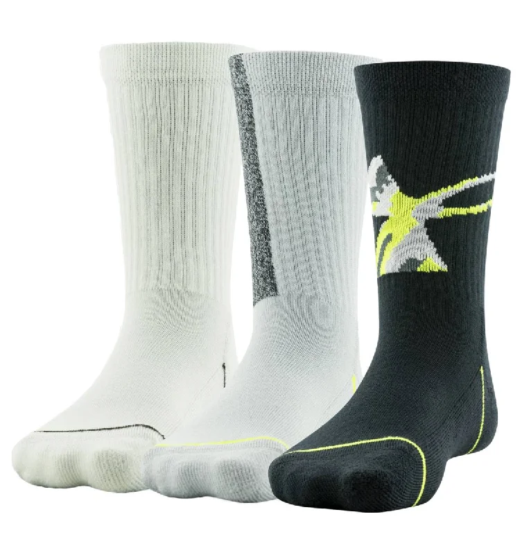 Camping hiking trail gap-Under Armour Boys' Phenom Crew Socks - 3 Pack