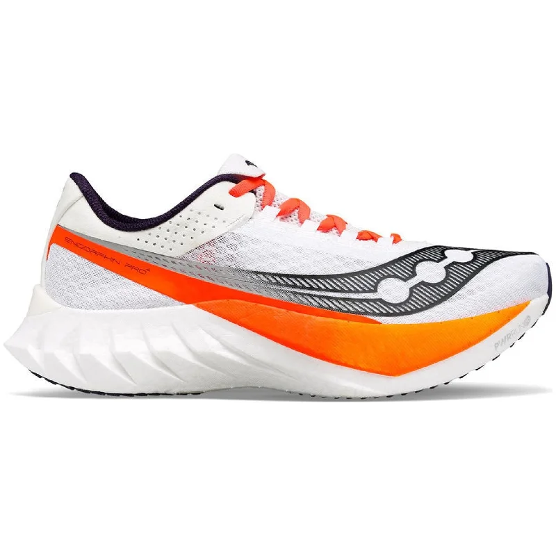 Camping hiking trail blend-Saucony Endorphin Pro 4 Mens Running Shoes - White