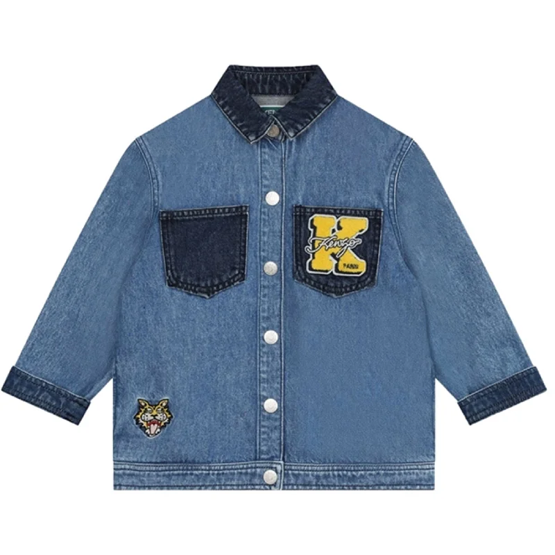 Camping hiking gear thrill-Kenzo Bleach Denim Jacket