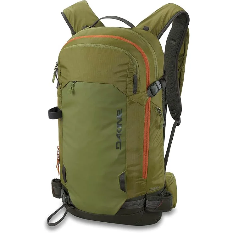 Camping hiking gear beat-Dakine Mens Utility Green 22L One Size Poacher Backpack - 10003575-UTILITYGREEN