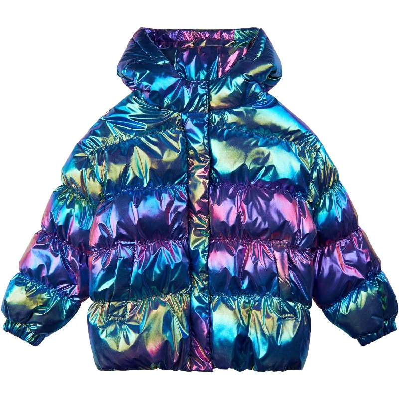 Camping hiking gear lift-The New Metallic Lula Puffer Jacket