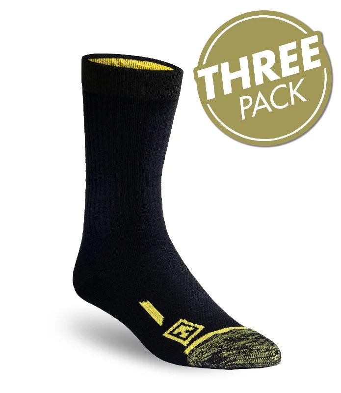 Camping hiking trail sheer-6” Duty Sock 3-Pack