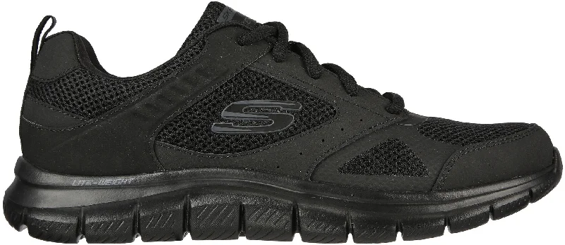 Camping hiking trail core-Skechers Track Syntac Mens Training Shoes - Black