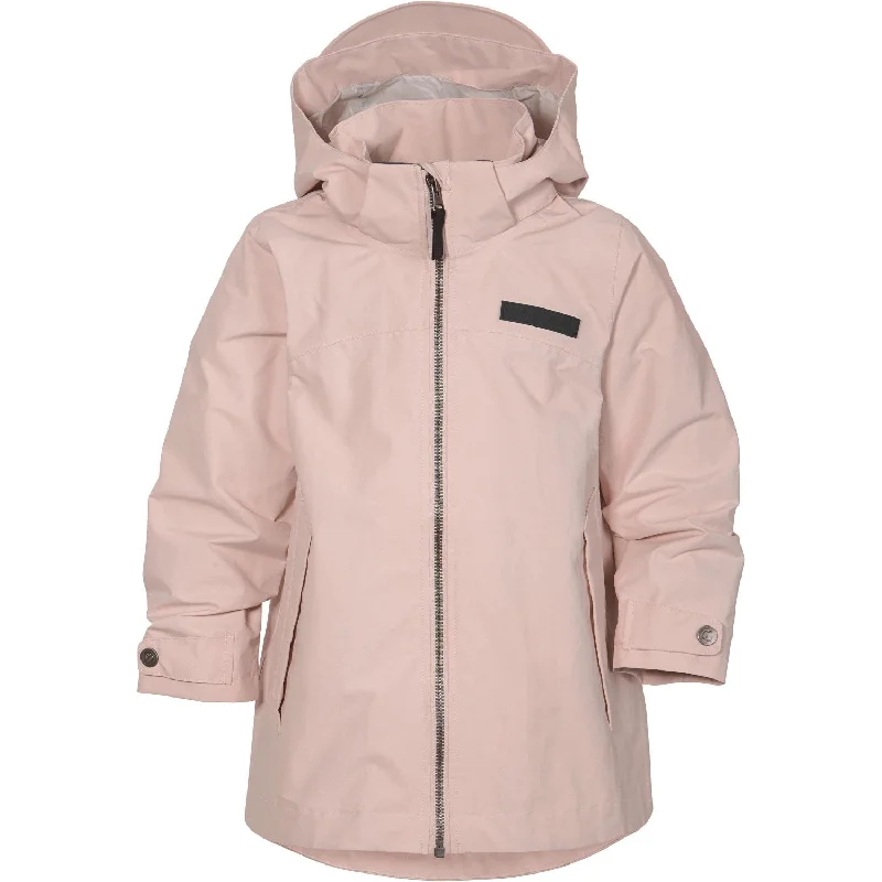 Camping hiking outdoor glow-Didriksons Pink Shadow Tess Kids Jacket