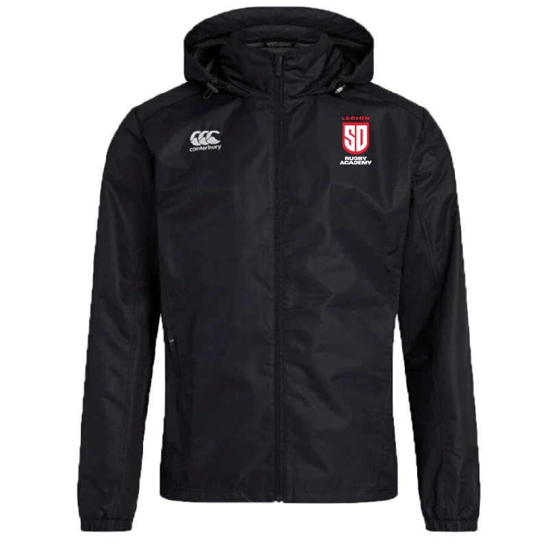 Camping hiking nature peace-San Diego Legion Rugby Academy Club Vaposhield Full Zip Rain Jacket by Canterbury