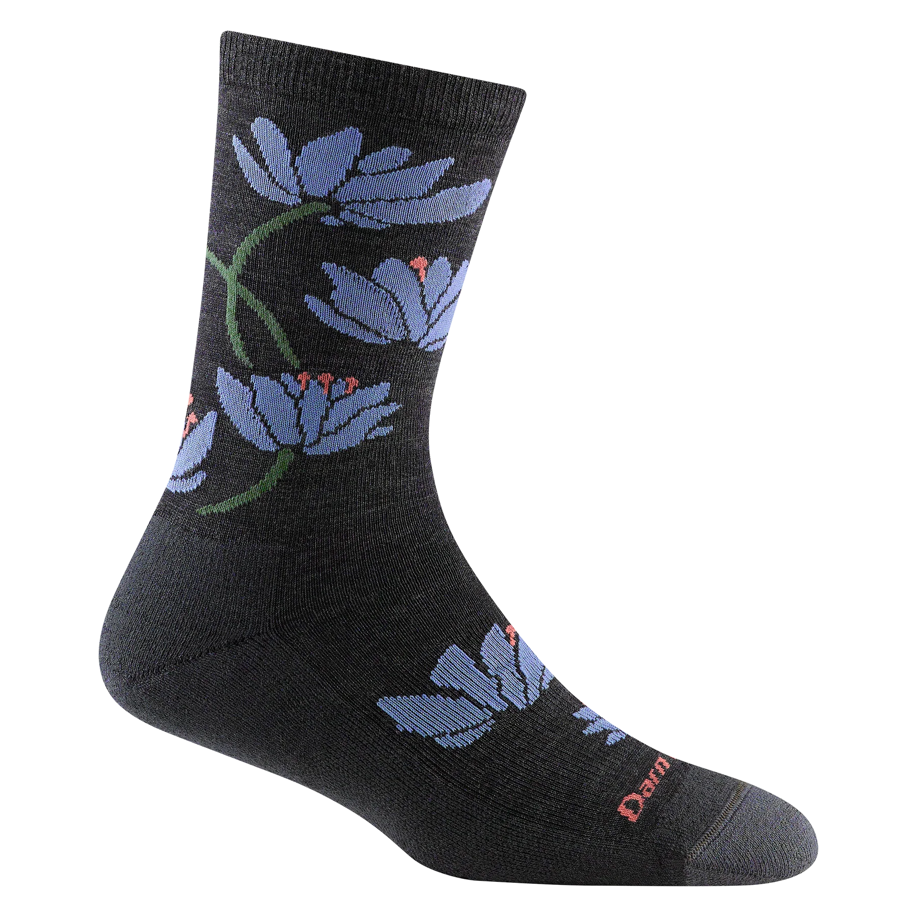 Camping hiking gear grabs-Darn Tough Women's Lillies Crew Lightweight Lifestyle Sock