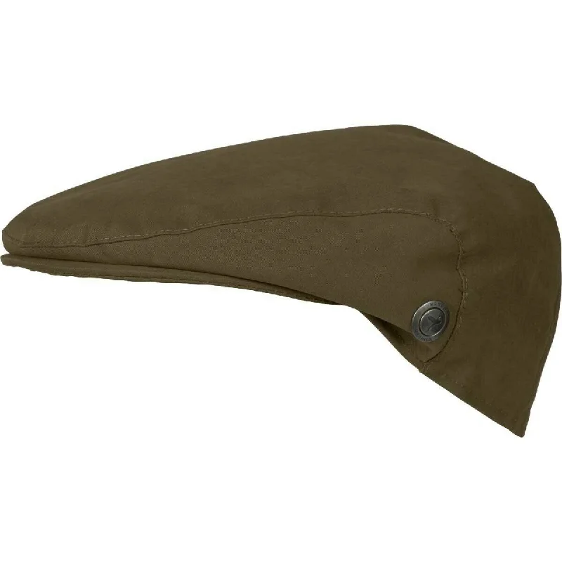 Camping hiking trail lures-Harkila Retrieve Flat Cap - Warm Olive