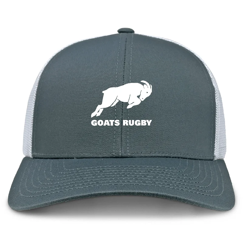 Camping hiking trail passion-Omaha GOATS Rugby Retro Trucker Cap