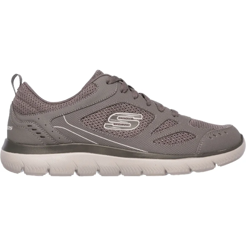 Camping hiking trail blend-Skechers Summits South Rim Mens Training Shoes - Grey