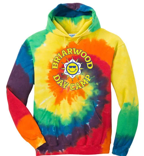 high-performance camping head sacks-Briarwood Tie-Dye Hooded Sweatshirt