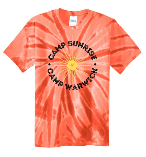 durable camping rain sacks-Camp Sunrise Tie-Dye T-Shirt