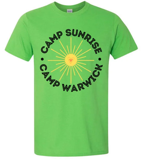 eco-friendly camping wipe sacks-Camp Sunrise Softstyle T-Shirt