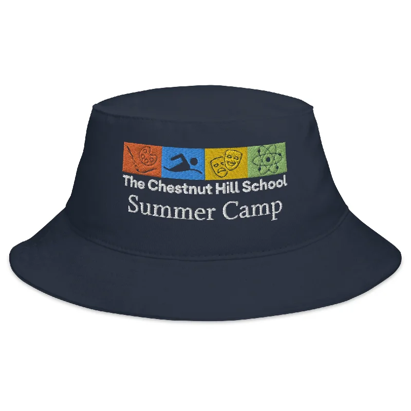 rugged camping gear sacks-Chestnut Hill School Classic Bucket Hat - Modern